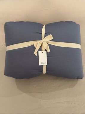 Quince Organic Cotton Sateen Comforter - King Size
